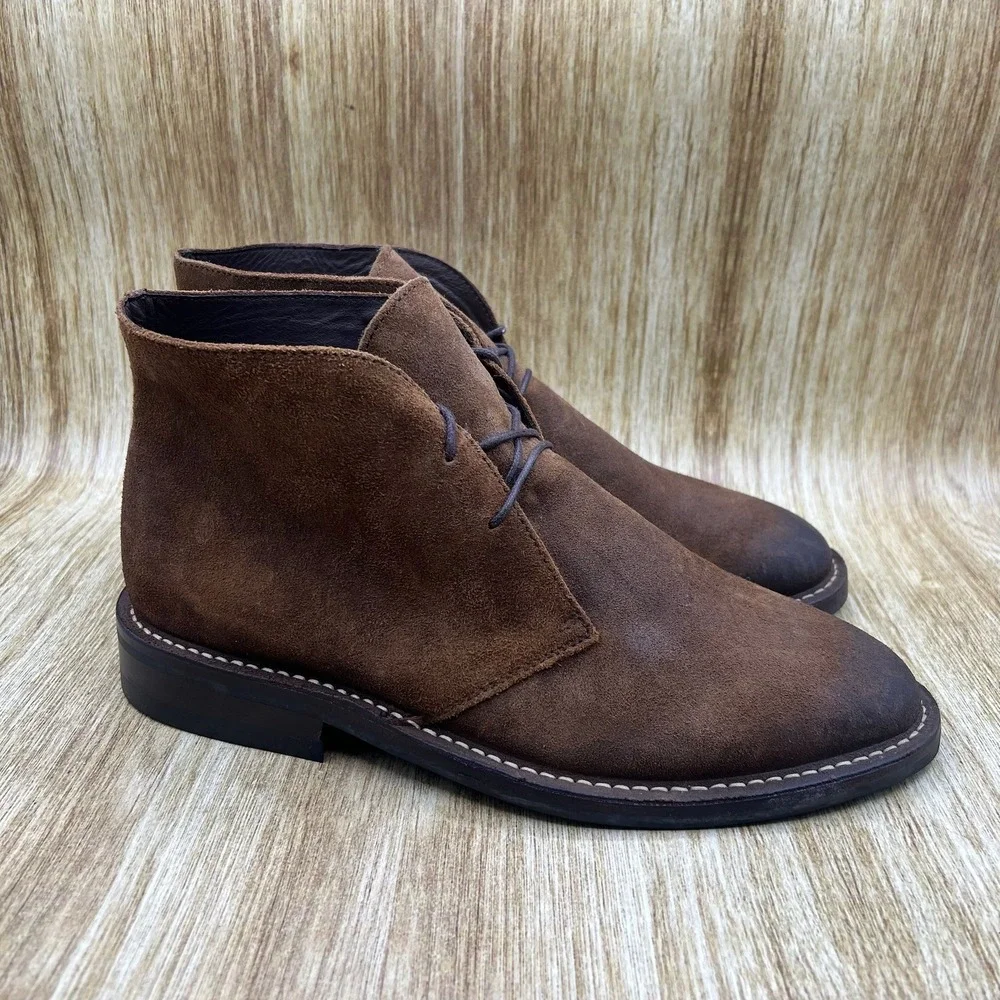 Thursday Boot Company Scout Chukka Boot Men's Size 9 Dark Brown Suede Burnished